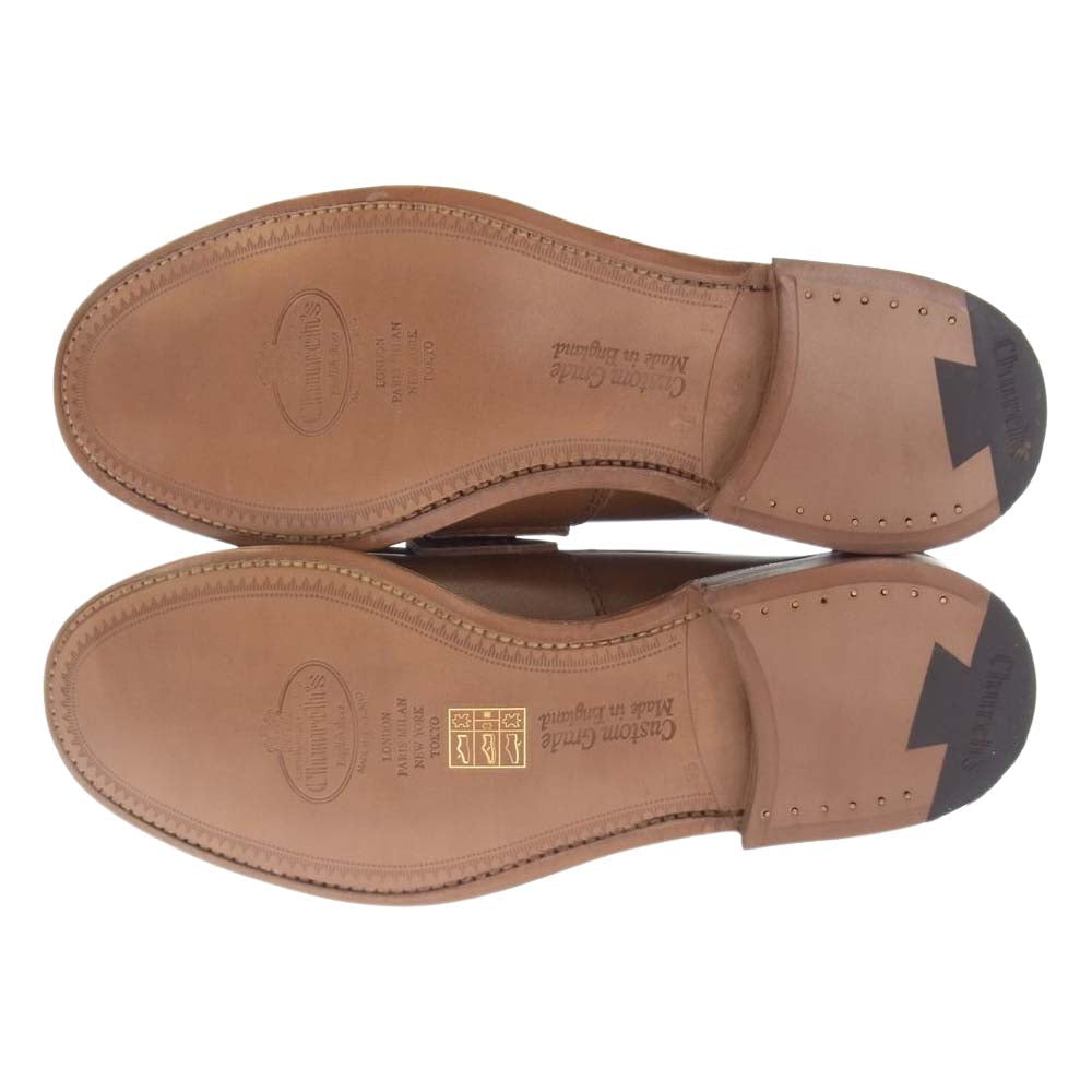 CHURCH'S チャーチ EDB003 PEMBREY TAN コイン ローファー ブラウン系 UK 7.5【極上美品】【中古】