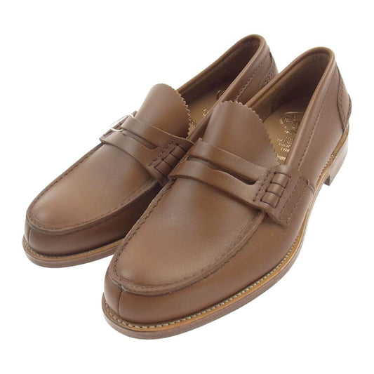 CHURCH'S チャーチ EDB003 PEMBREY TAN コイン ローファー ライトブラウン系 UK 7【極上美品】【中古】