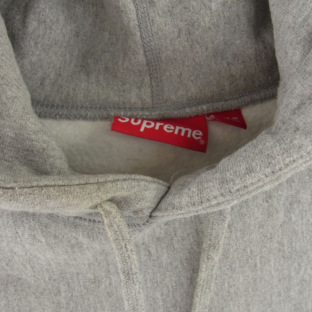 Supreme シュプリーム 19AW Bandana Box Logo Hooded Sweatshirt バンダナ ボックス ロゴ スウェット シャツ プルオーバー パーカー グレー系 L【中古】