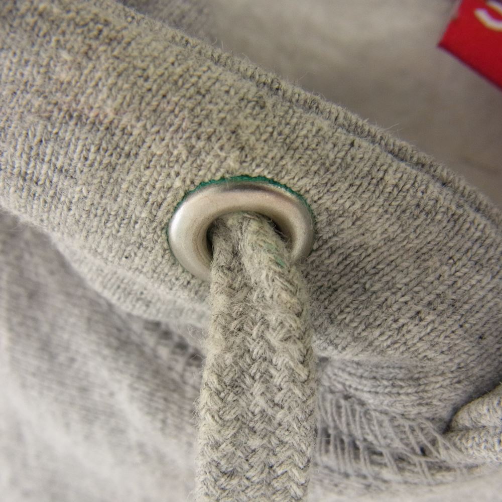 Supreme シュプリーム 19AW Bandana Box Logo Hooded Sweatshirt バンダナ ボックス ロゴ スウェット シャツ プルオーバー パーカー グレー系 L【中古】