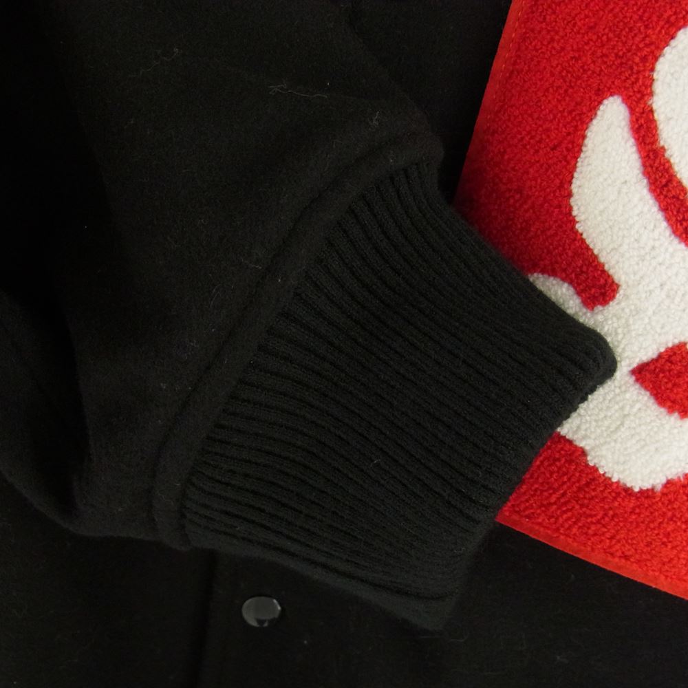 Supreme シュプリーム 23SS Tourist Varsity Jacket ツーリスト バーシティ ジャケット ブルゾン ブラック系 L【中古】