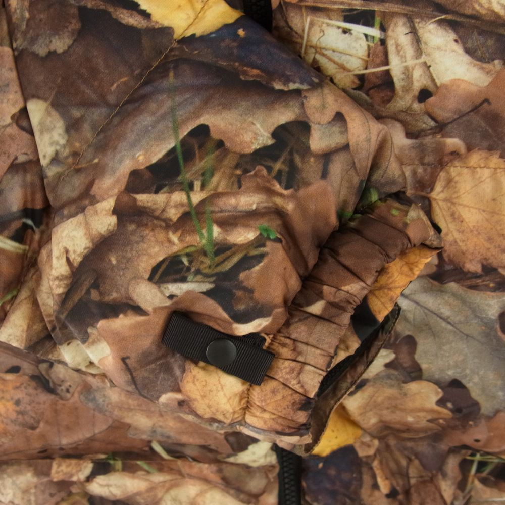 Supreme シュプリーム 16AW × THE NORTH FACE ノース フェイス Nuptse Jacket Leaves ヌプシ ジャケット リーブス 枯葉 ブラウン系 L【中古】