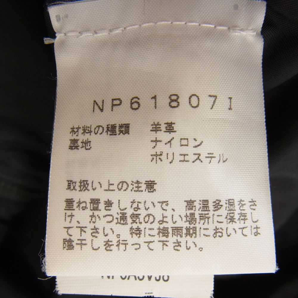 Supreme シュプリーム 18AW NP61807I The North Face Leather Mountain Parka ノースフェイス レザー マウンテン ジャケット ブラック系 L【中古】