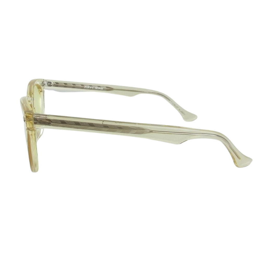 RADIALL ラディアル RAD-GLS002 FIFTY NINE SUNGLASSES クリア サングラス イエロークリア系 F【新古品】【未使用】【中古】