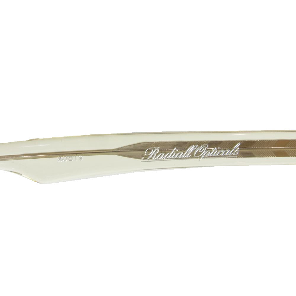 RADIALL ラディアル RAD-GLS002 FIFTY NINE SUNGLASSES クリア サングラス イエロークリア系 F【新古品】【未使用】【中古】