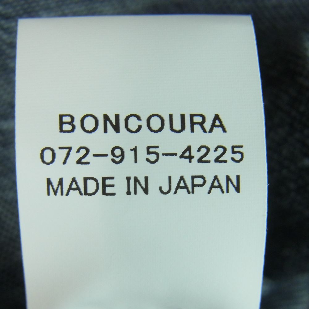 BONCOURA ボンクラ インディゴ リジット デニム カバーオール ジャケット インディゴブルー系 40【新古品】【未使用】【中古】