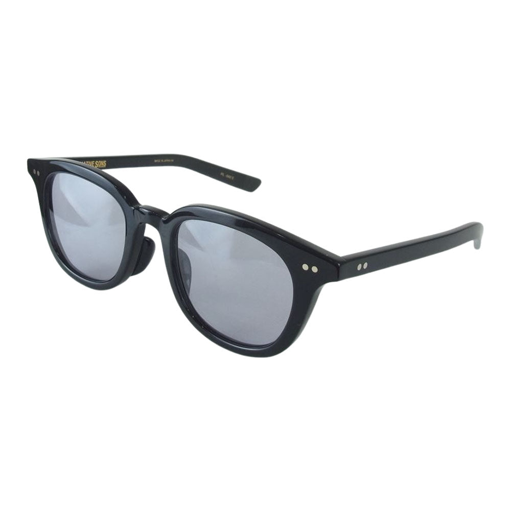ネイティブサンズ PL-042E GUERRERO Sun Black  GR56 lenses 48size サングラス ブラック系 48□21.7 144【美品】【中古】