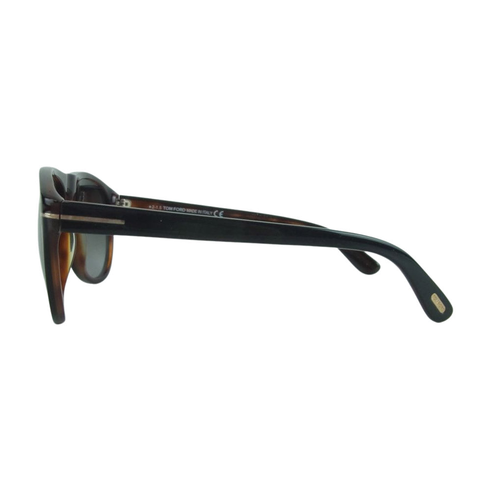 TOM FORD トムフォード TF347 01V Kurt サングラス イタリア製 ダークブラウン系 56□18 145【中古】