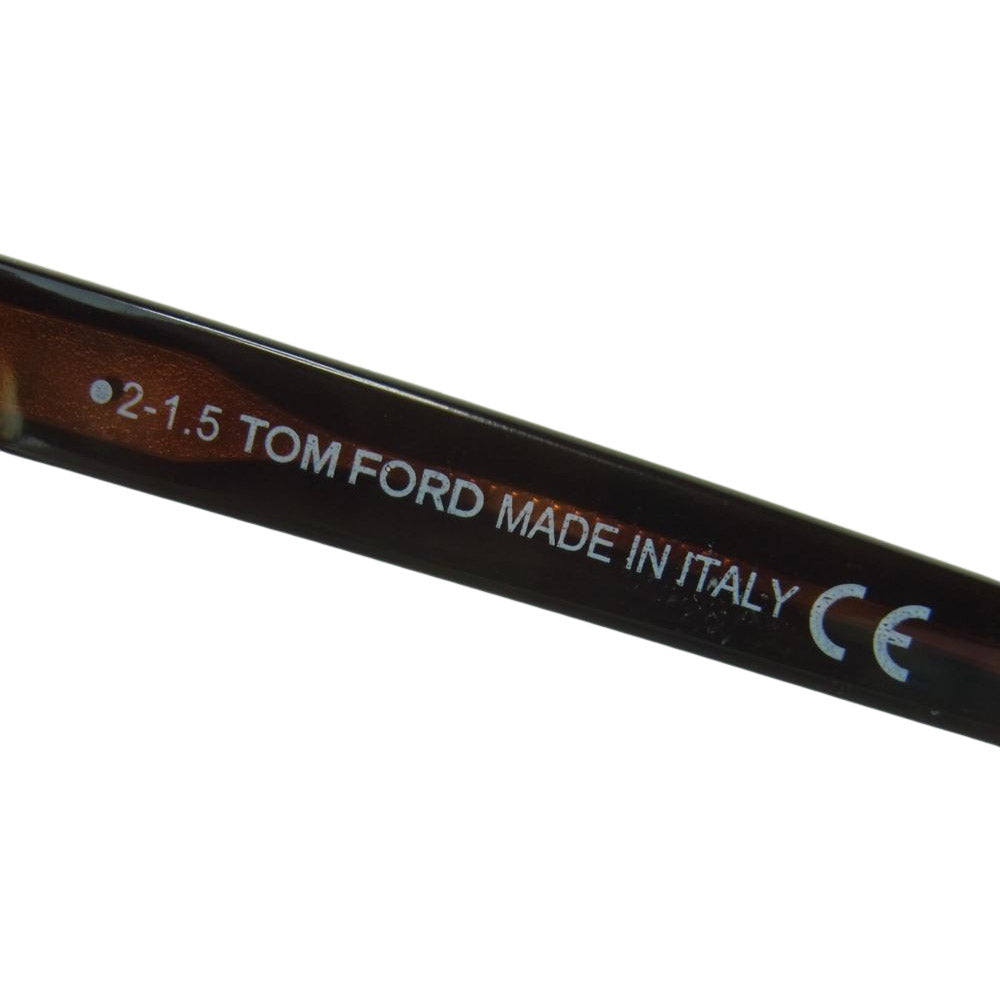 TOM FORD トムフォード TF347 01V Kurt サングラス イタリア製 ダークブラウン系 56□18 145【中古】