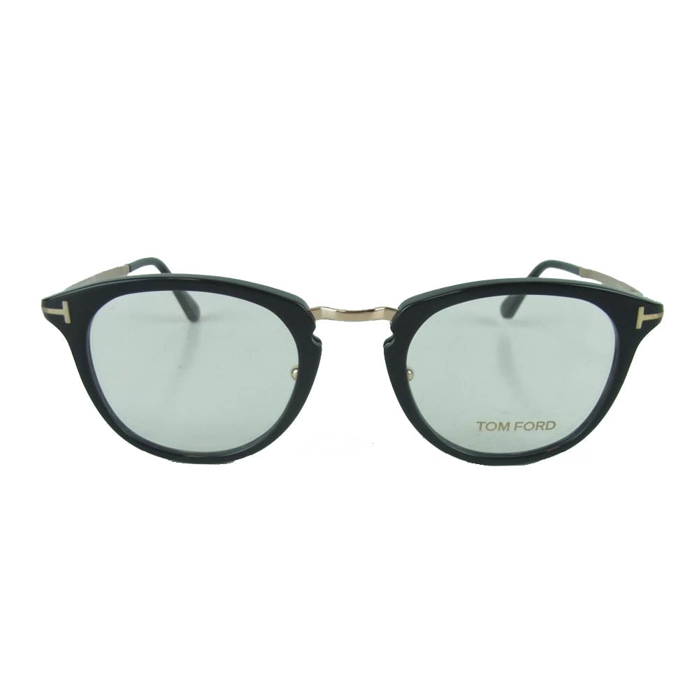 TOM FORD トムフォード TF5466 ウェリントン メガネ 眼鏡 イタリア製 ブラック系 49□22 145【中古】