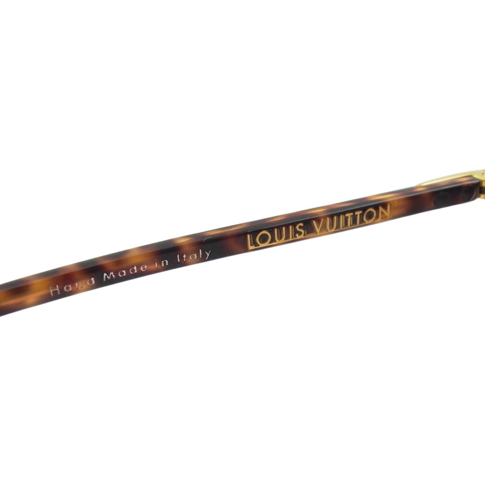 LOUIS VUITTON ルイ・ヴィトン Z0164U コンスピラシオン パイロット サングラス 眼鏡 ゴールド系 ブラウン系 58□15【中古】