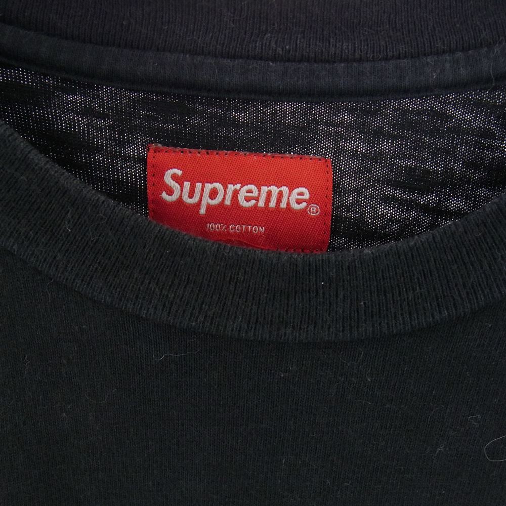 Supreme シュプリーム 20AW S/S Pocket Tee ロゴ ポケット 半袖 Tシャツ ブラック系 S【中古】