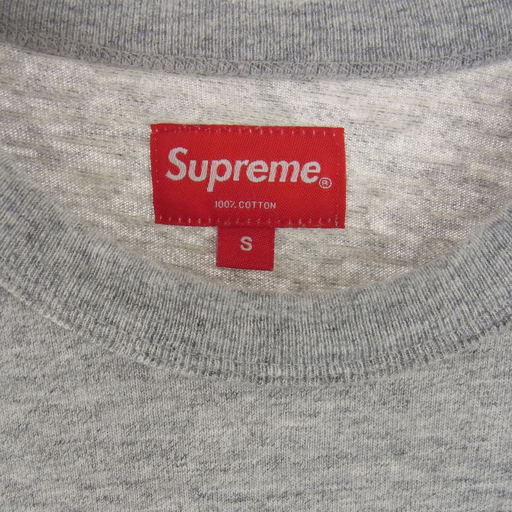 Supreme シュプリーム 21SS No Thanks S/S Top 半袖 トップス Tシャツ グレー系 S【中古】