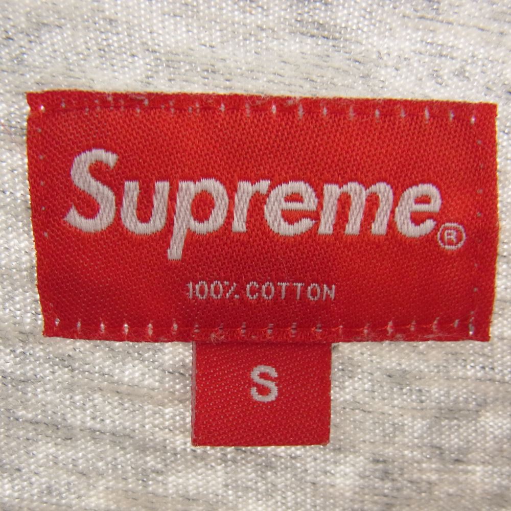 Supreme シュプリーム 21SS No Thanks S/S Top 半袖 トップス Tシャツ グレー系 S【中古】