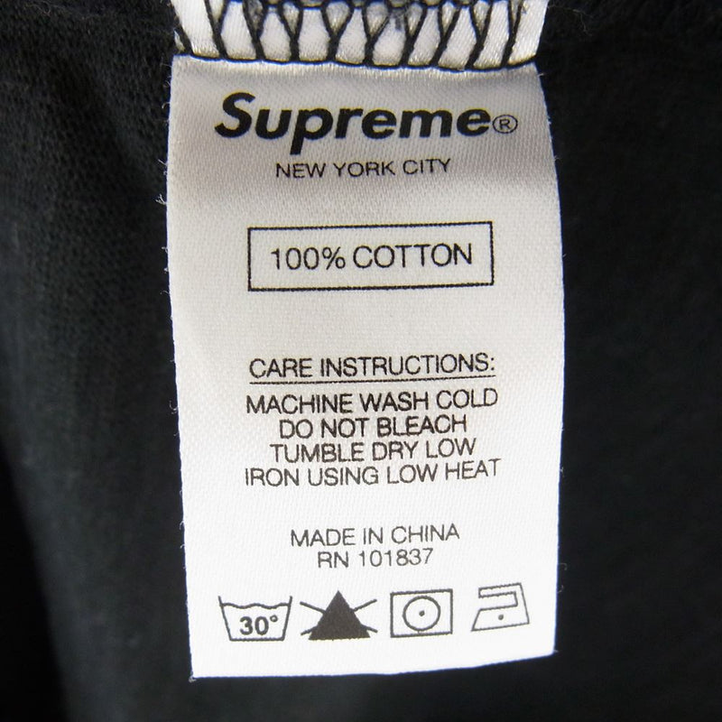 Supreme シュプリーム Ｔシャツ 20AW Plaid Applique S/S Top プレイド アップリケ ロゴ 半袖 トップス Tシャツ ブラック系 S