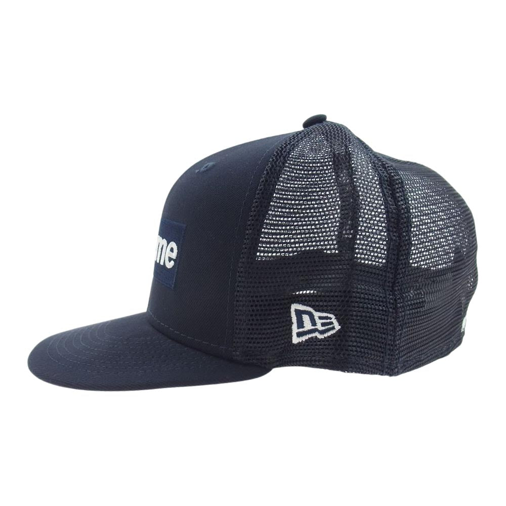 Supreme シュプリーム 22SS Box Logo Mesh Back New Era ボックスロゴ メッシュ バック ニューエラ ベースボール キャップ ダークネイビー系 59.6cm【中古】