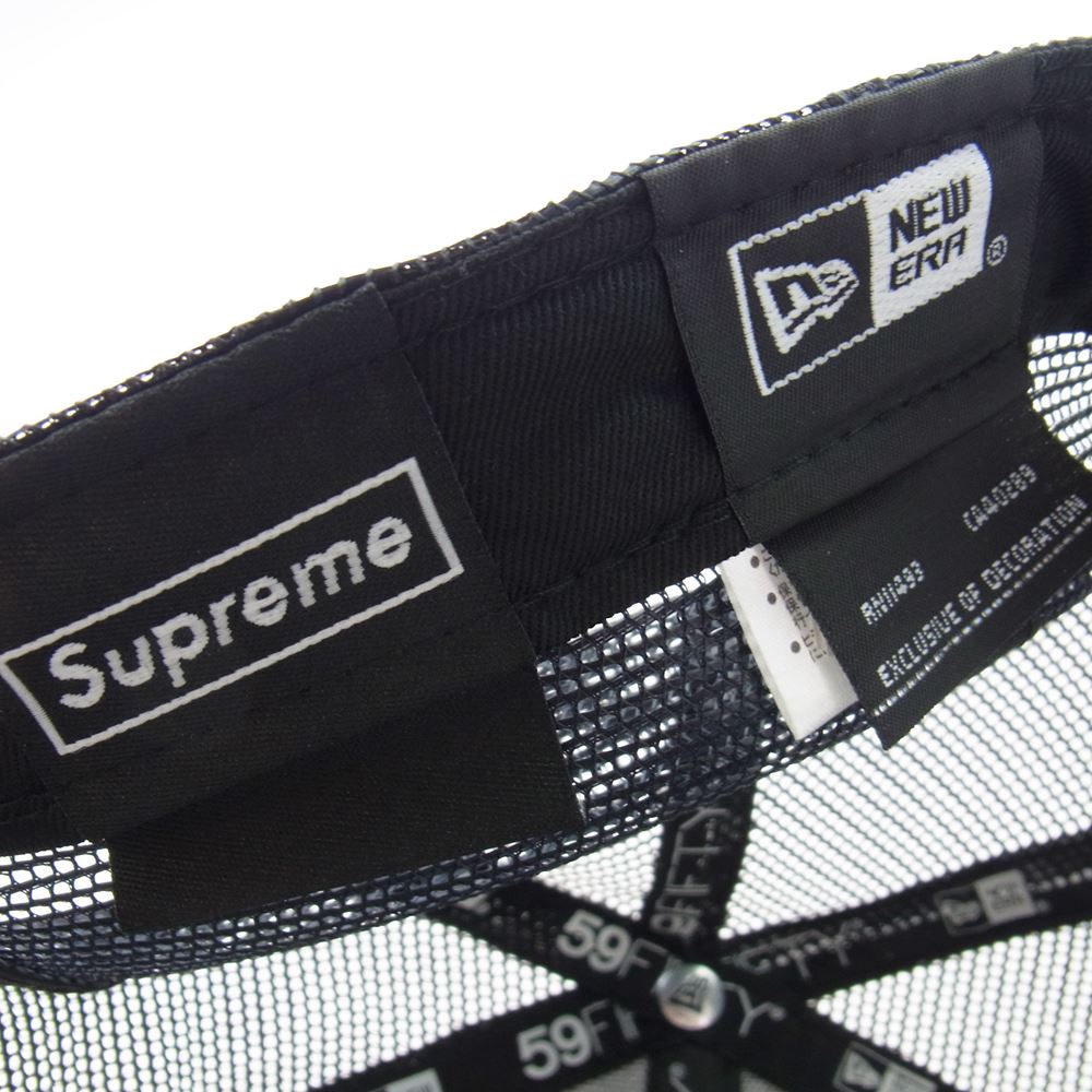Supreme シュプリーム 22SS Box Logo Mesh Back New Era ボックスロゴ メッシュ バック ニューエラ ベースボール キャップ ダークネイビー系 59.6cm【中古】