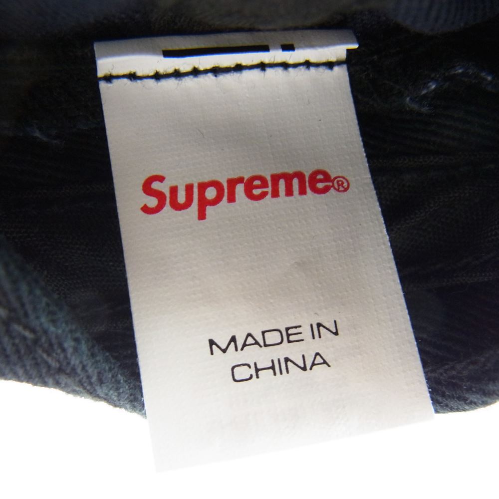 Supreme シュプリーム 23SS Racing 6Panel Cap レーシング 6パネル キャップ ネイビー系【中古】