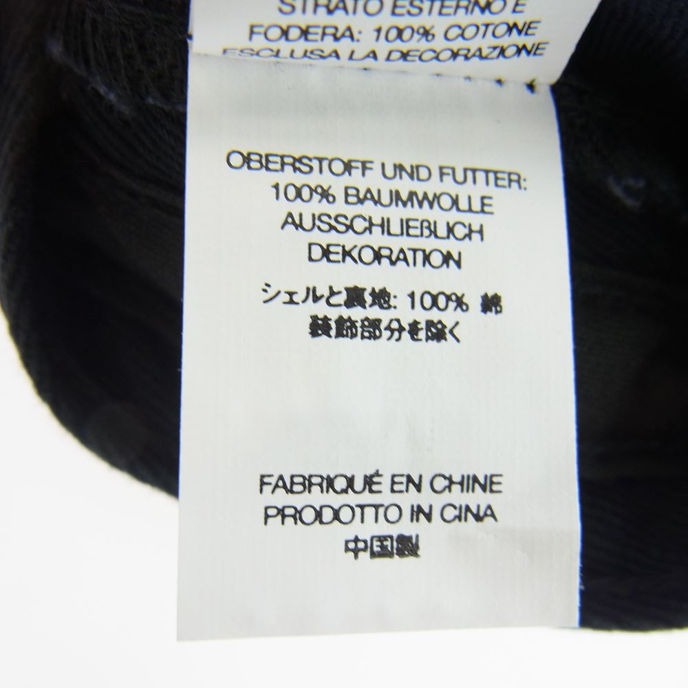 Supreme シュプリーム 23SS Racing 6Panel Cap レーシング 6パネル キャップ ネイビー系【中古】