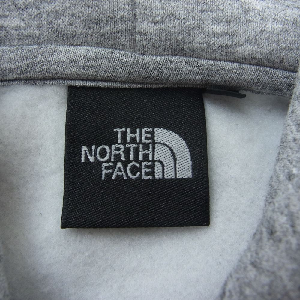 THE NORTH FACE ノースフェイス NT62232 SQUARE LOGO FULLZIP スクエアロゴ フルジップ フーディー スウェットパーカー グレー系 XL【新古品】【未使用】【中古】