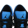 NIKE ナイキ Air Jordan 1 Low University Blue エアジョーダン1 ロー ユニバーシティブルー スニーカー ブラック系 ブルー系 26.5cm【極上美品】【中古】