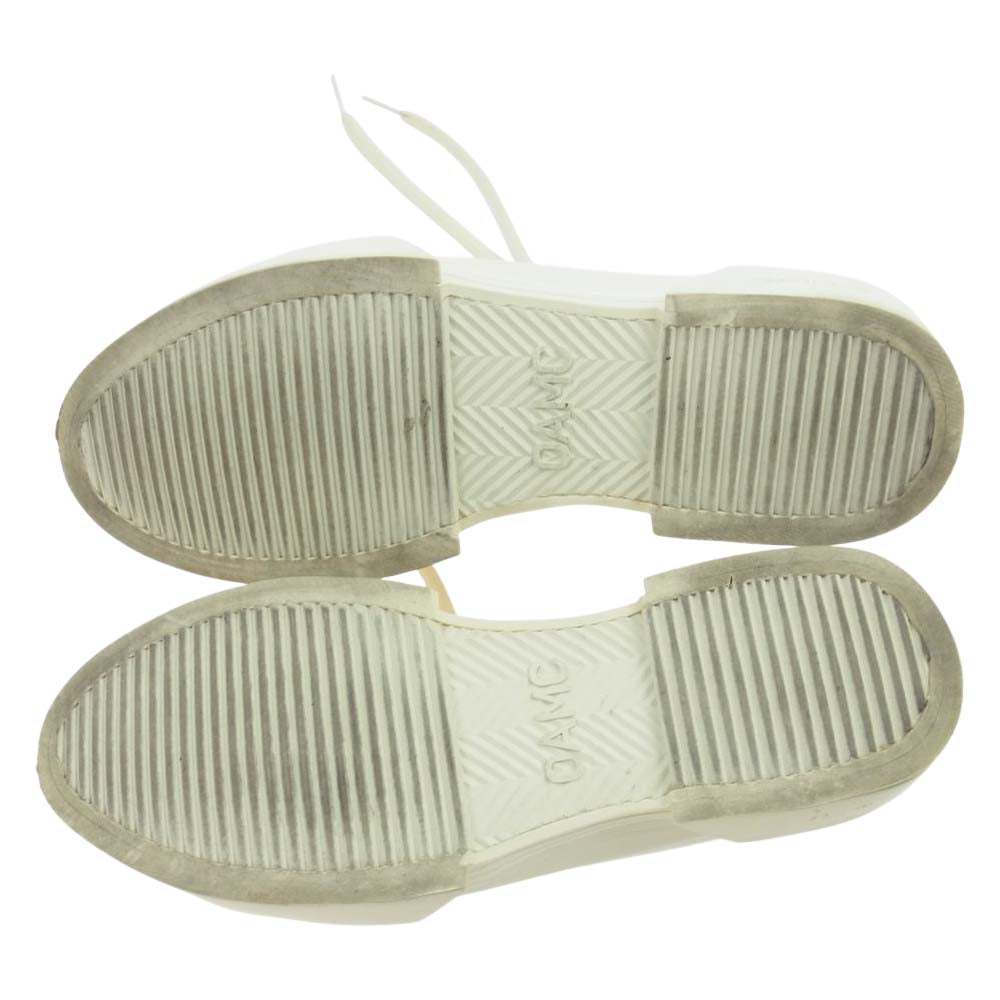 オーエーエムシー 0ASQ89505A INFLATE PLIMSOLL プリモソール キャンバス ローカット スニーカー ホワイト系 42【中古】