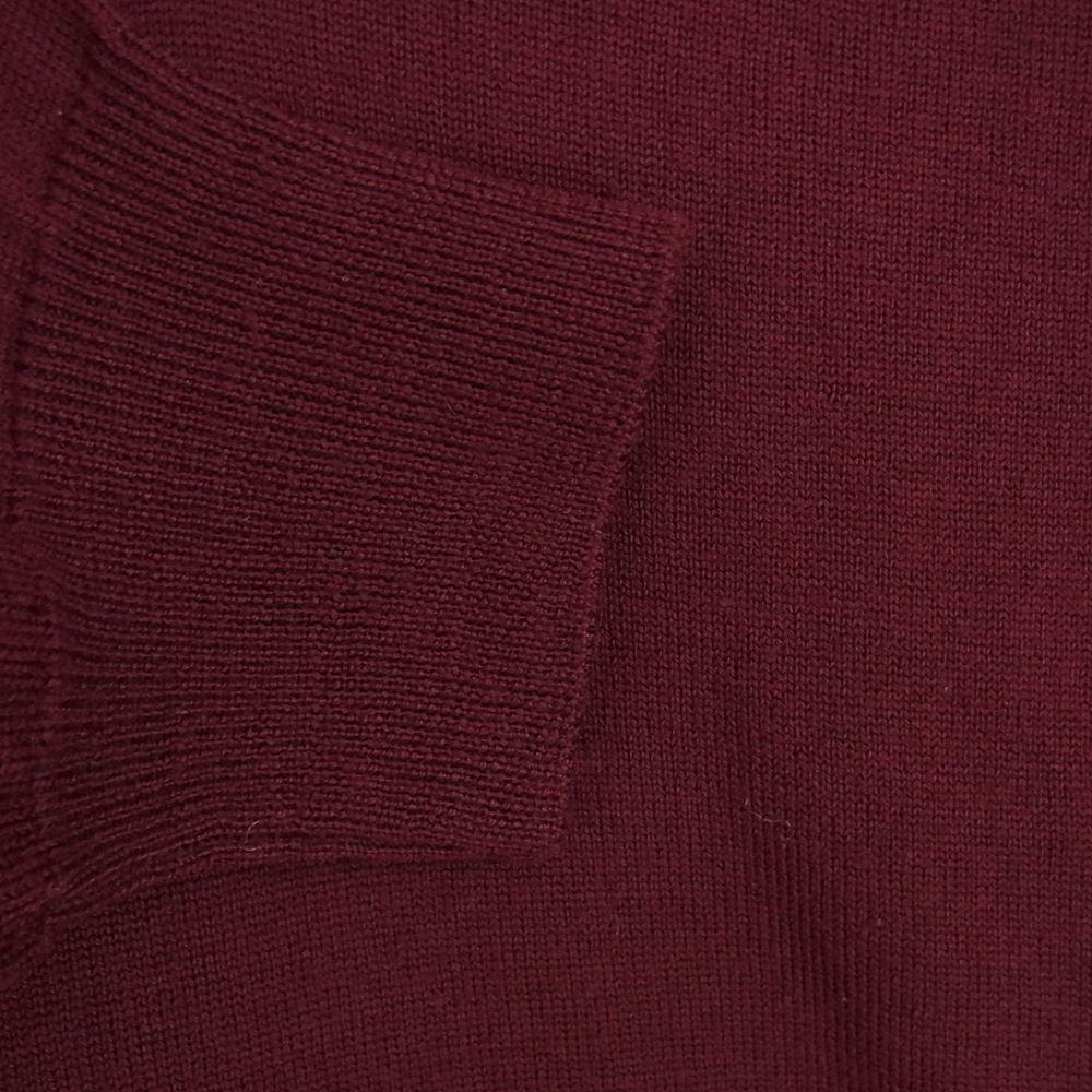 MAISON MARGIELA メゾンマルジェラ 13AW S30HA0667 14ライン ウール Vネック ニット エンジ系 S【中古】