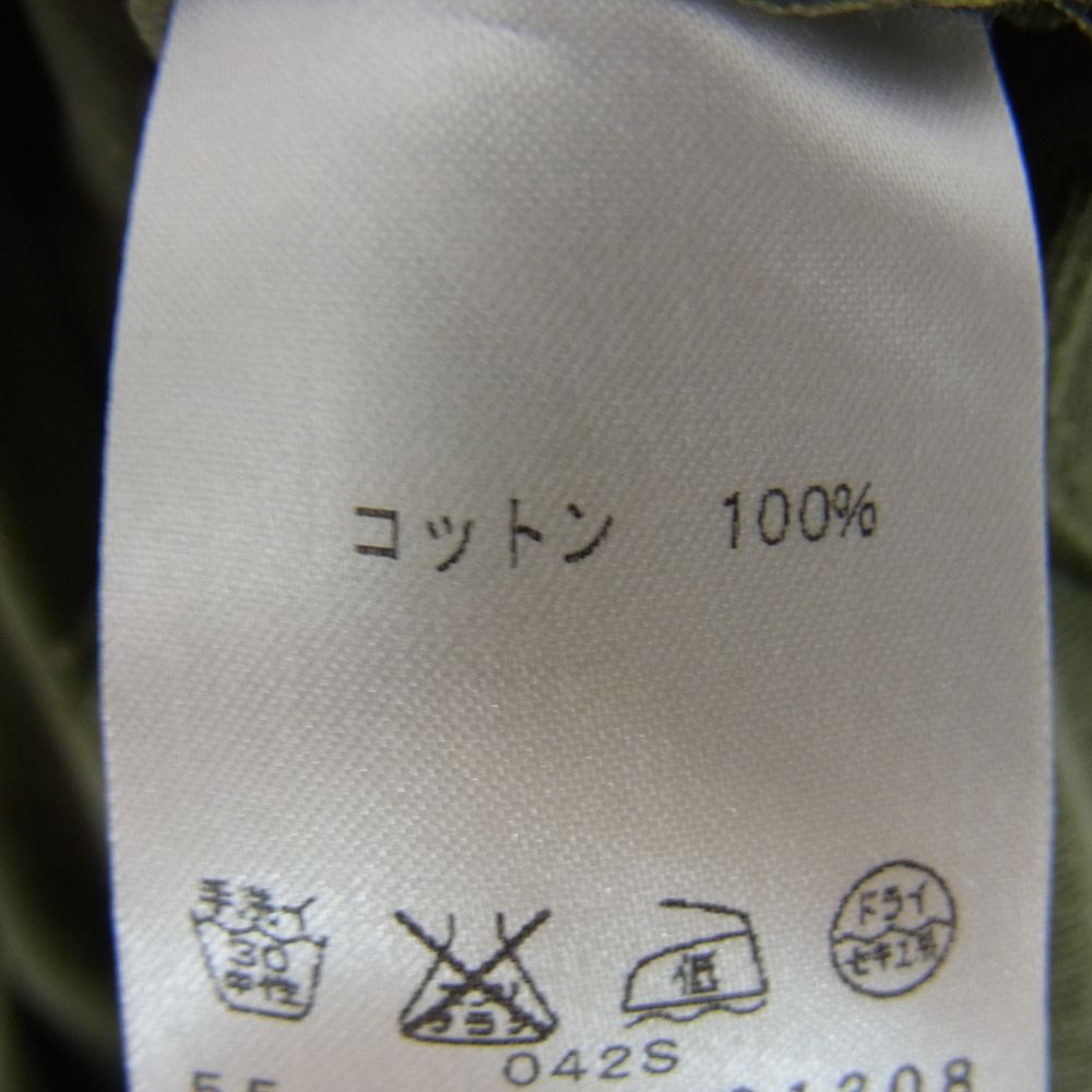 グレッグローレン The Tent Studio Shirt テント スタジオ スタンドカラー 長袖 シャツ カーキ系 1【中古】