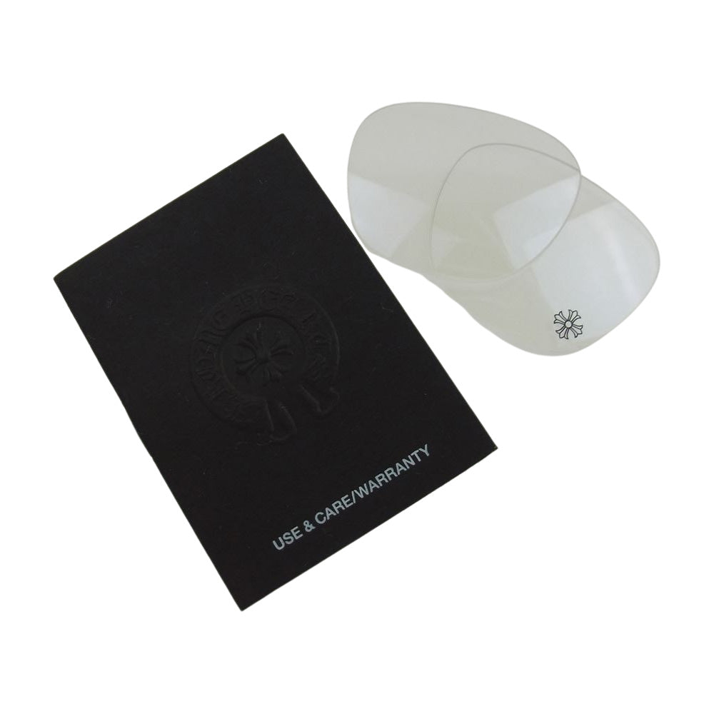 CHROME HEARTS クロムハーツ（原本無） 国内正規取扱店冊子付属 SLAG BK-Bs Black-Gold Plated 51 眼鏡 メガネ アイウェア ブラック系 クリア系【中古】