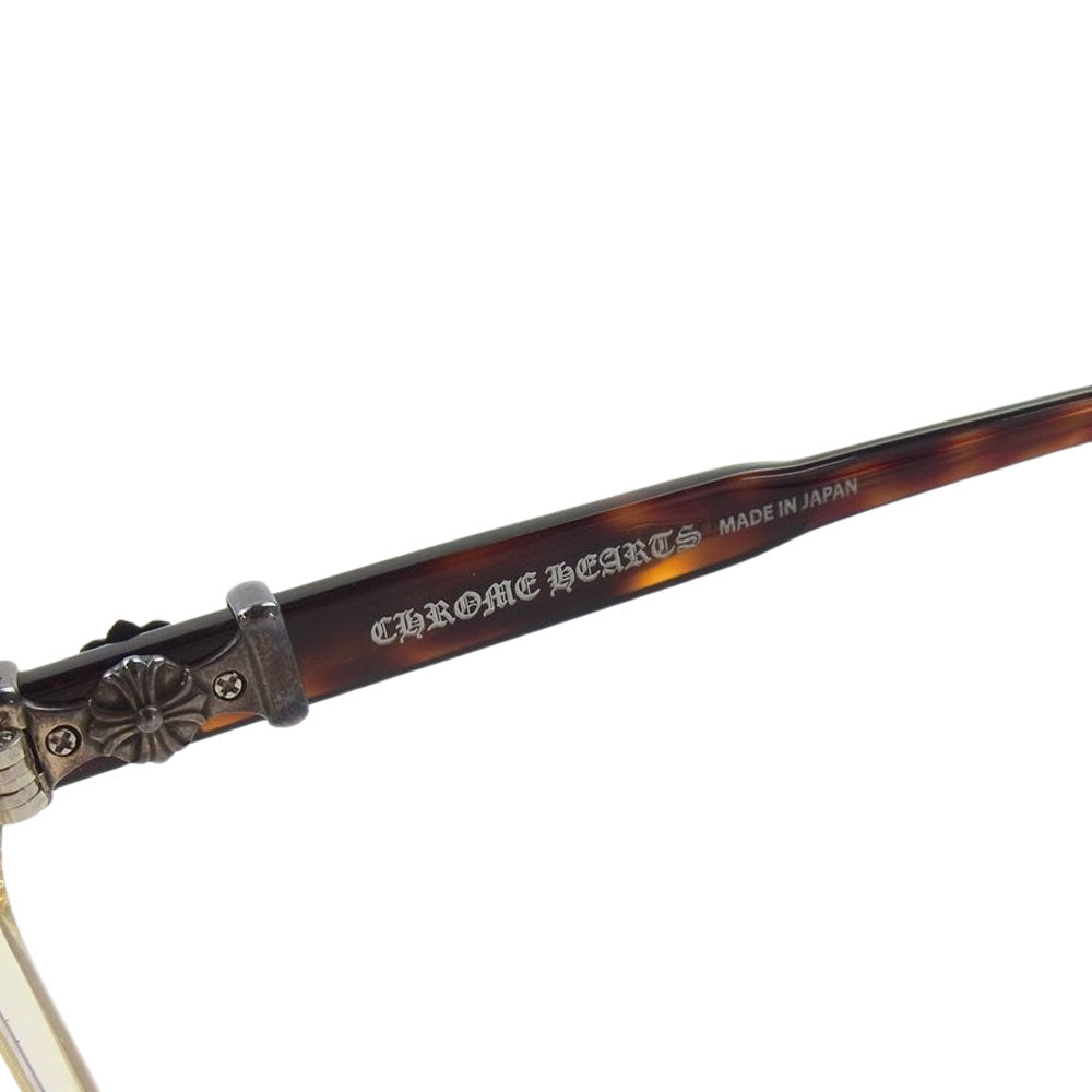 CHROME HEARTS クロムハーツ（原本無） 国内正規取扱店冊子付属 COX UCKER PA-HVT 眼鏡 メガネ アイウェア クリア系【中古】