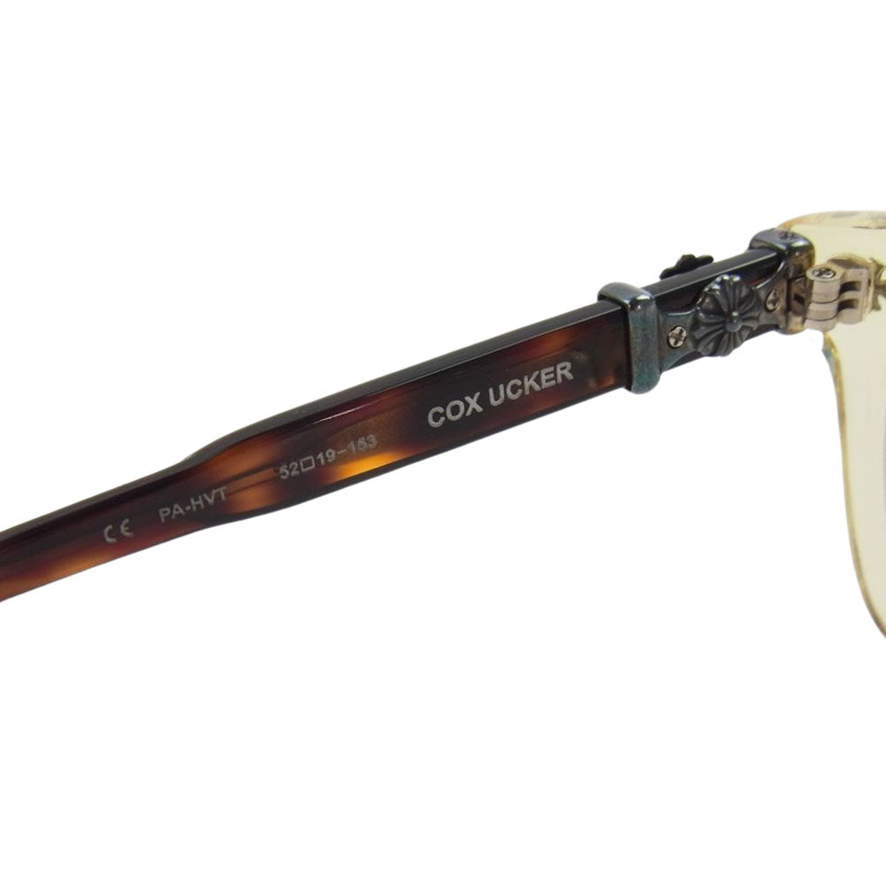 CHROME HEARTS クロムハーツ（原本無） 国内正規取扱店冊子付属 COX UCKER PA-HVT 眼鏡 メガネ アイウェア クリア系【中古】