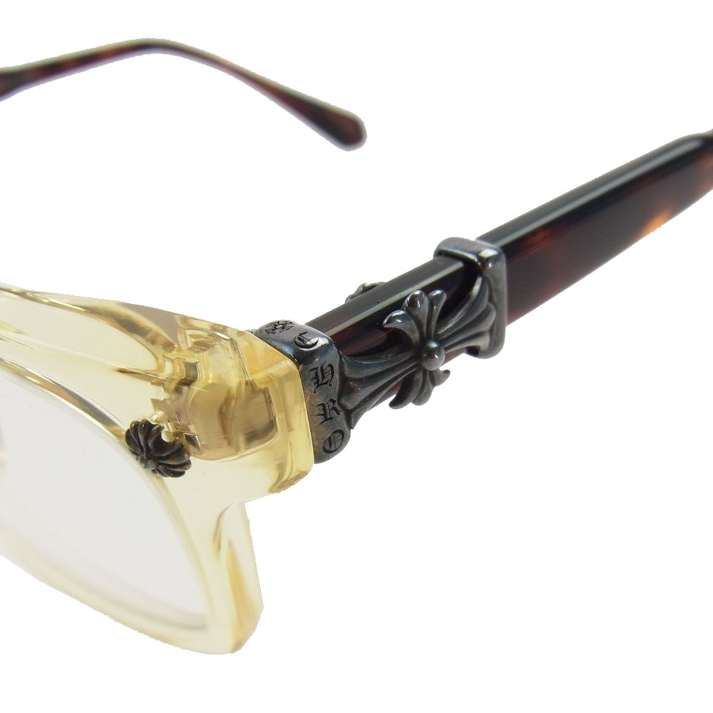 CHROME HEARTS クロムハーツ（原本無） 国内正規取扱店冊子付属 COX UCKER PA-HVT 眼鏡 メガネ アイウェア クリア系【中古】