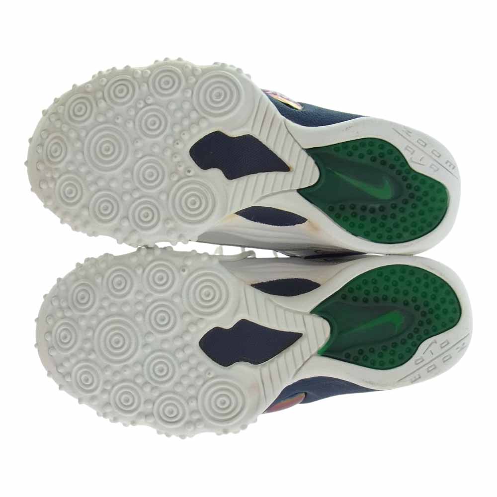NIKE ナイキ 624055-141 AIR ZOOM FLIGHT FIVE B エア ズーム フライト ファイブ B スニーカー ホワイト系 ネイビー系 26.5cm【中古】