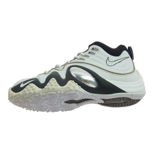 NIKE ナイキ 306791-101 AIR ZOOM FLIGHT 5 エア ズーム フライト スニーカー ブラック系 オフホワイト系 26.5cm【中古】