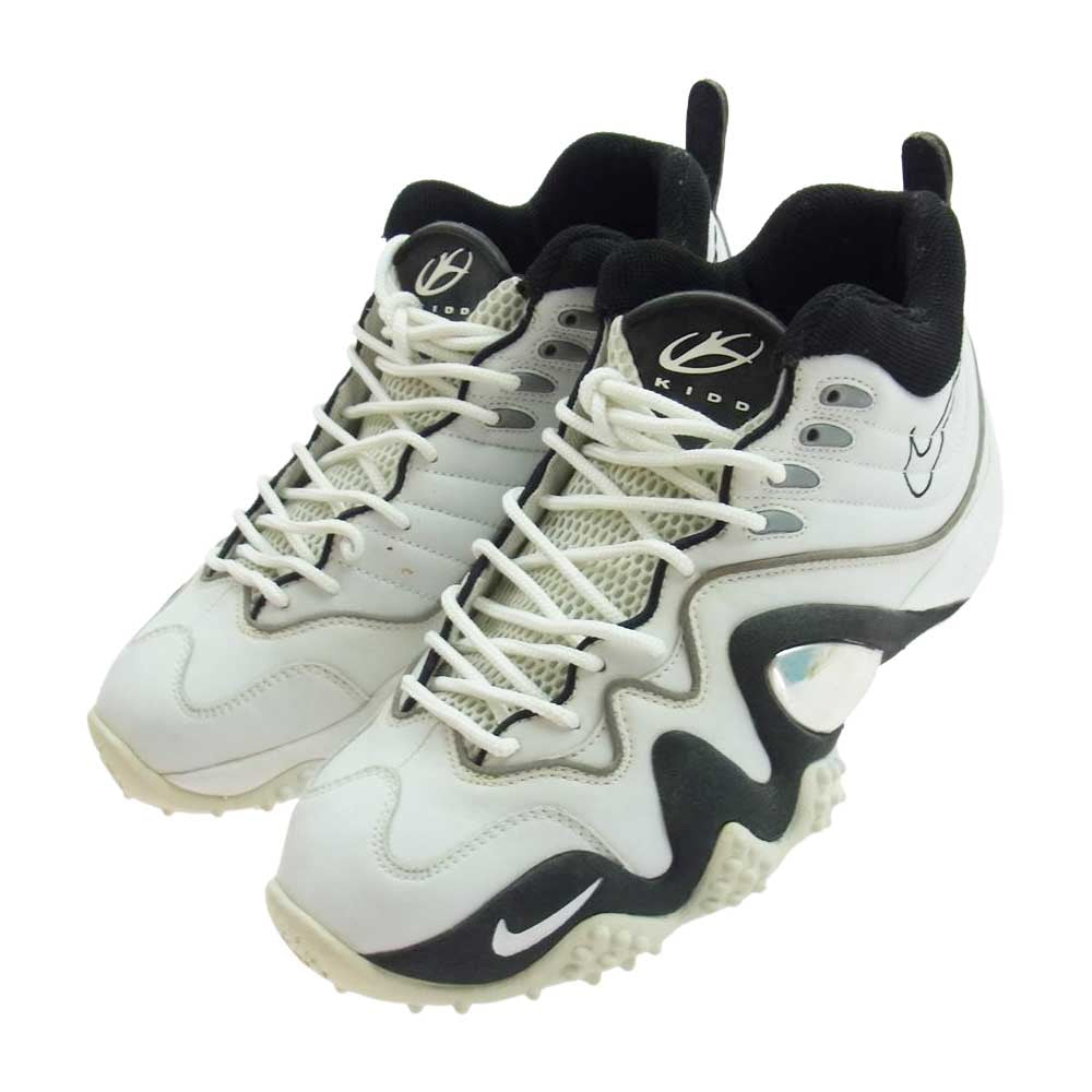 NIKE ナイキ 306791-101 AIR ZOOM FLIGHT 5 エア ズーム フライト スニーカー ブラック系 オフホワイト系 26.5cm【中古】