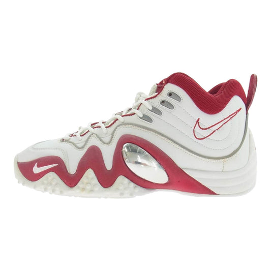 NIKE ナイキ 624055-162 AIR ZOOM FLIGHT FIVE エア ズームフライト スニーカー レッド系 ホワイト系 26.5cm【中古】