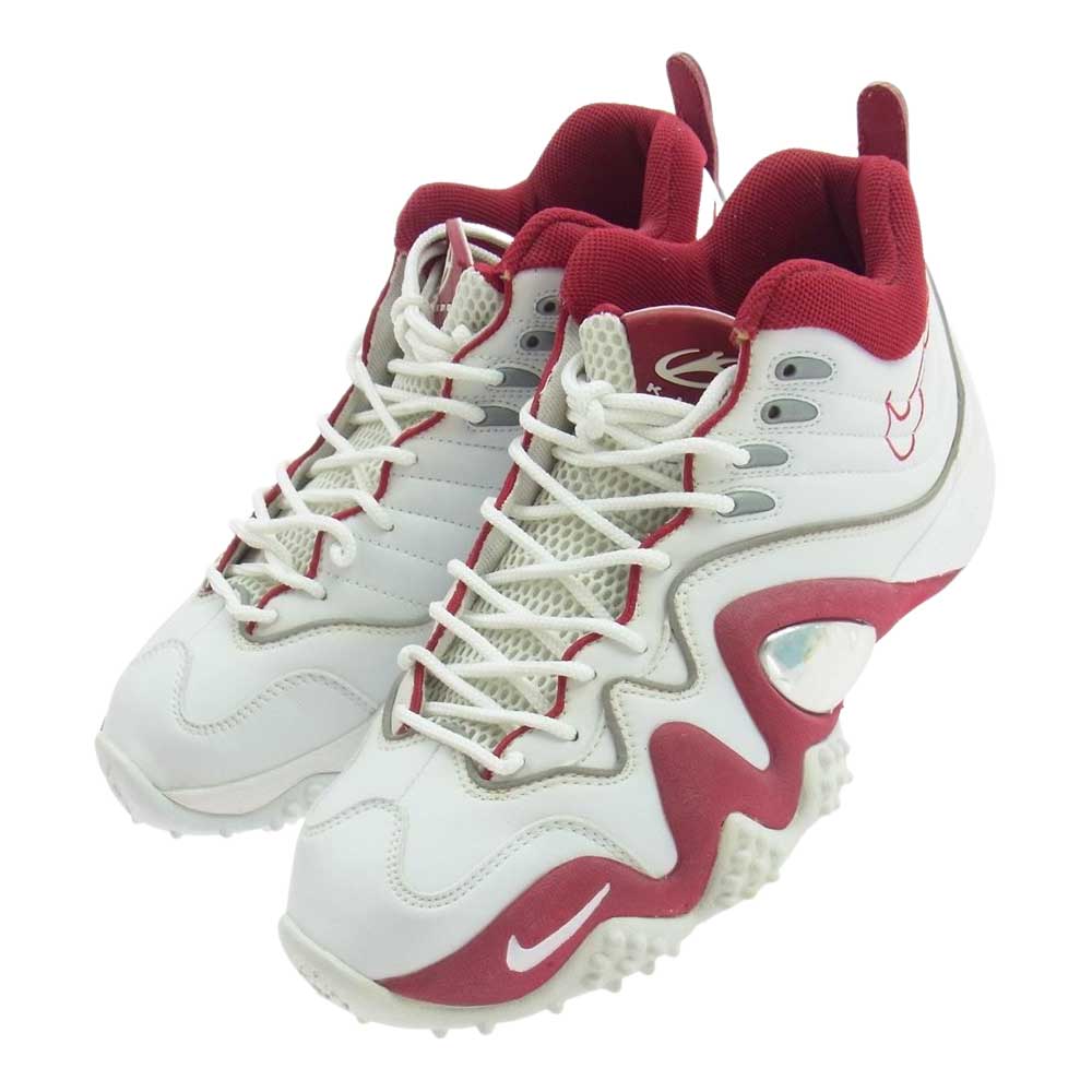 NIKE ナイキ 624055-162 AIR ZOOM FLIGHT FIVE エア ズームフライト スニーカー レッド系 ホワイト系 26.5cm【中古】