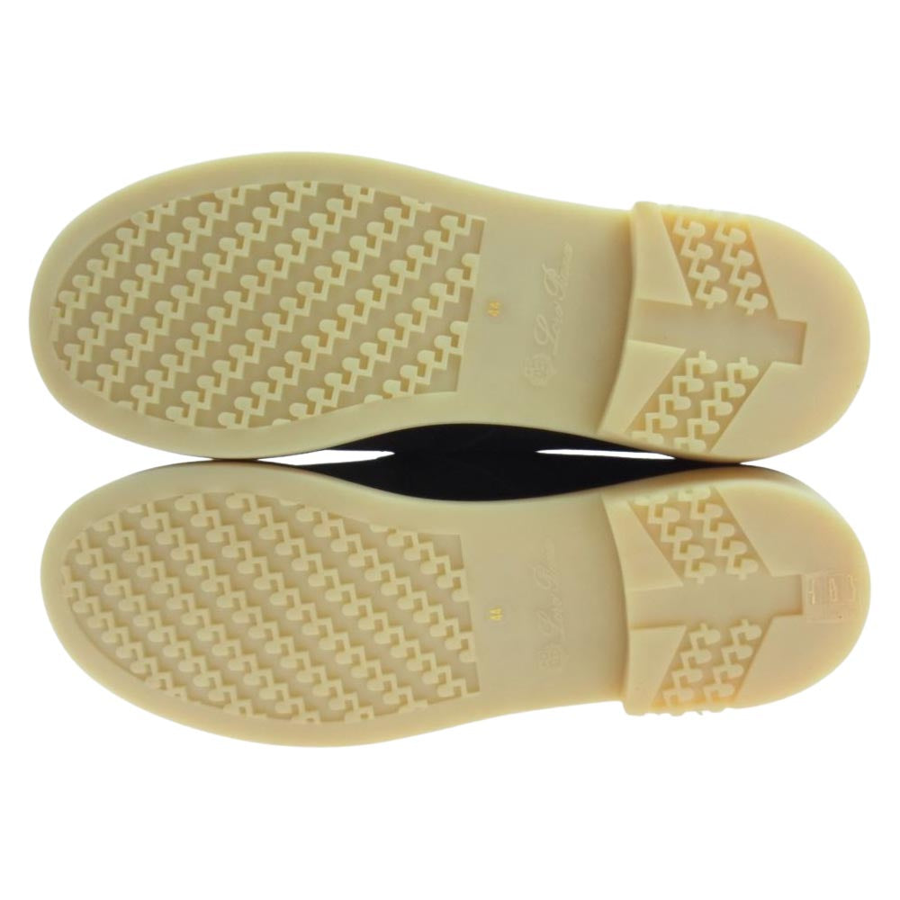 Loro Piana ロロピアーナ Hiroshi Fujiwara ネイビー スエード デザートブーツ ダークネイビー系 44【新古品】【未使用】【中古】