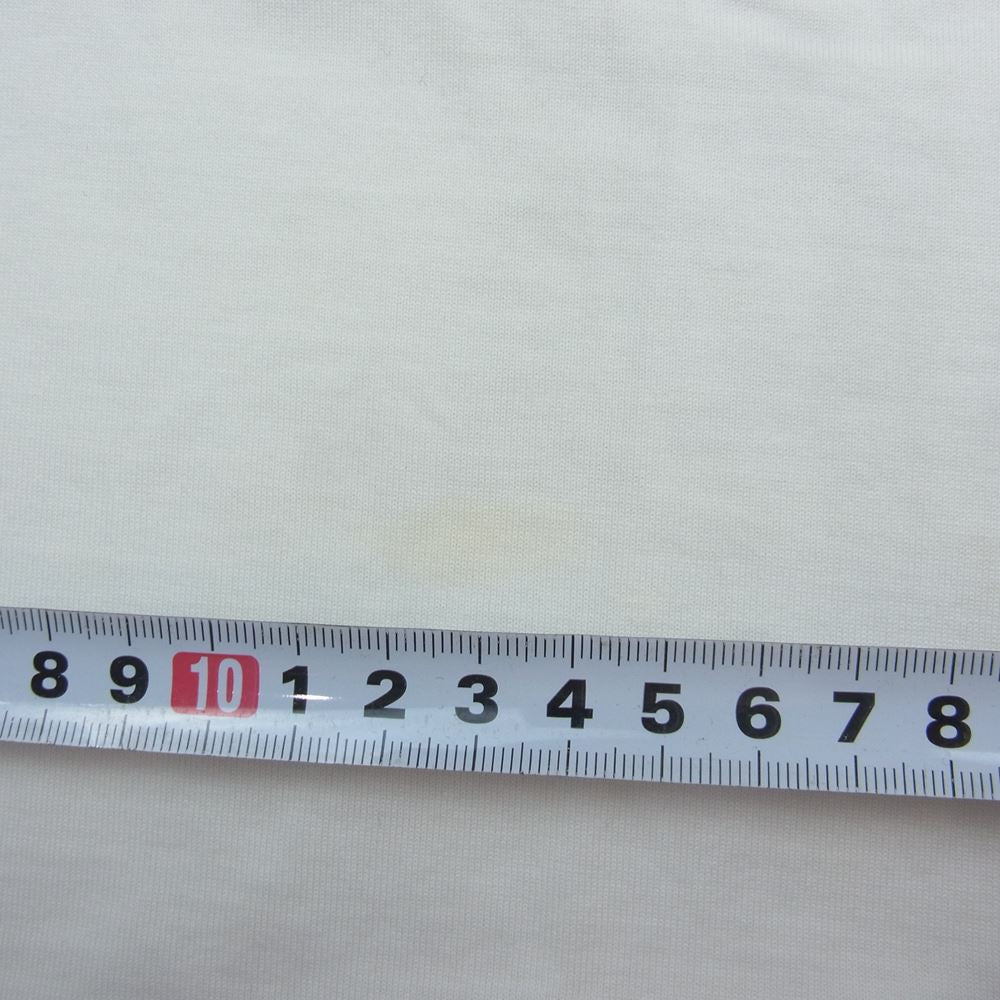 LAD MUSICIAN ラッドミュージシャン スカル フラワー バンダナ 半袖 Tシャツ ホワイト系 44【中古】