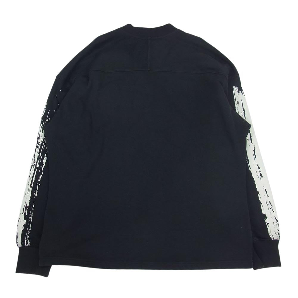 Y-3 Yohji Yamamoto ワイスリー ヨウジヤマモト 23SS H44807 GFX LOG FT CREW ログ フィート クルー パッチ スウェット ブラック系 L【中古】