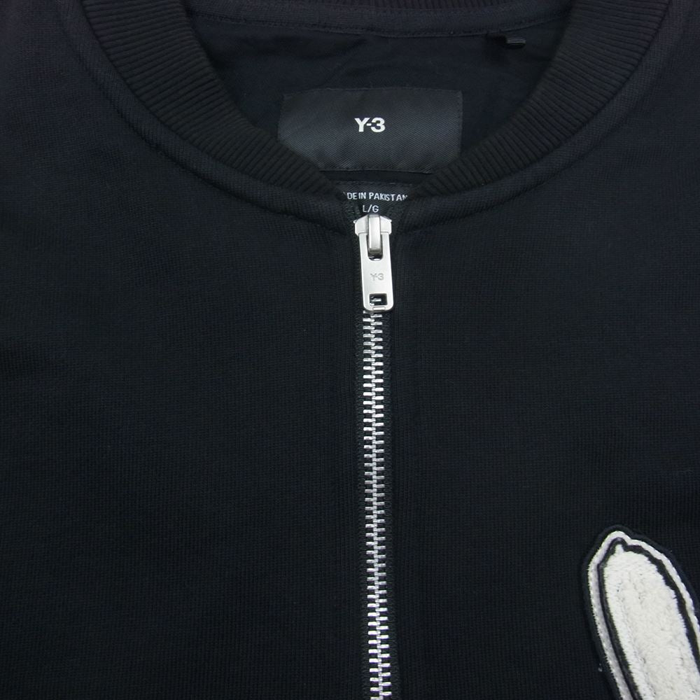 Y-3 Yohji Yamamoto ワイスリー ヨウジヤマモト 23SS H44807 GFX LOG FT CREW ログ フィート クルー パッチ スウェット ブラック系 L【中古】