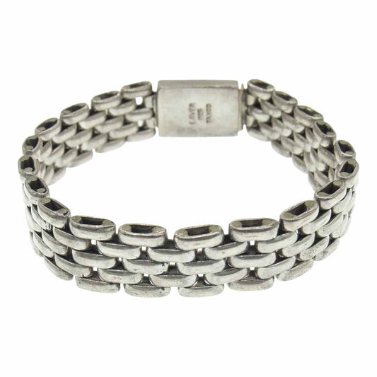 ラバー 5 LINK BAND リンク ブレスレット シルバー系【中古】