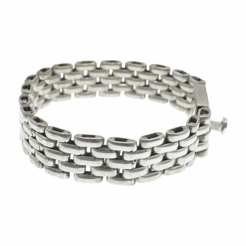 ラバー 5 LINK BAND リンク ブレスレット シルバー系【中古】