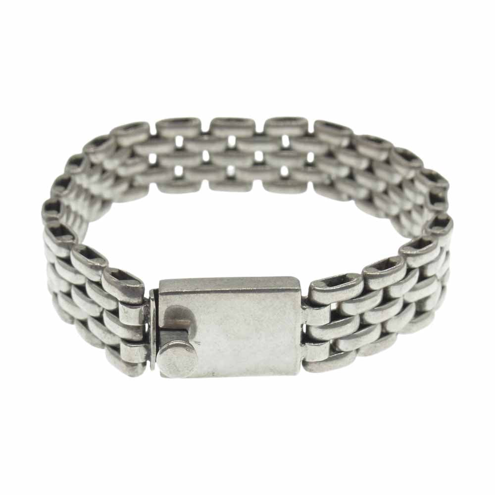 ラバー 5 LINK BAND リンク ブレスレット シルバー系【中古】