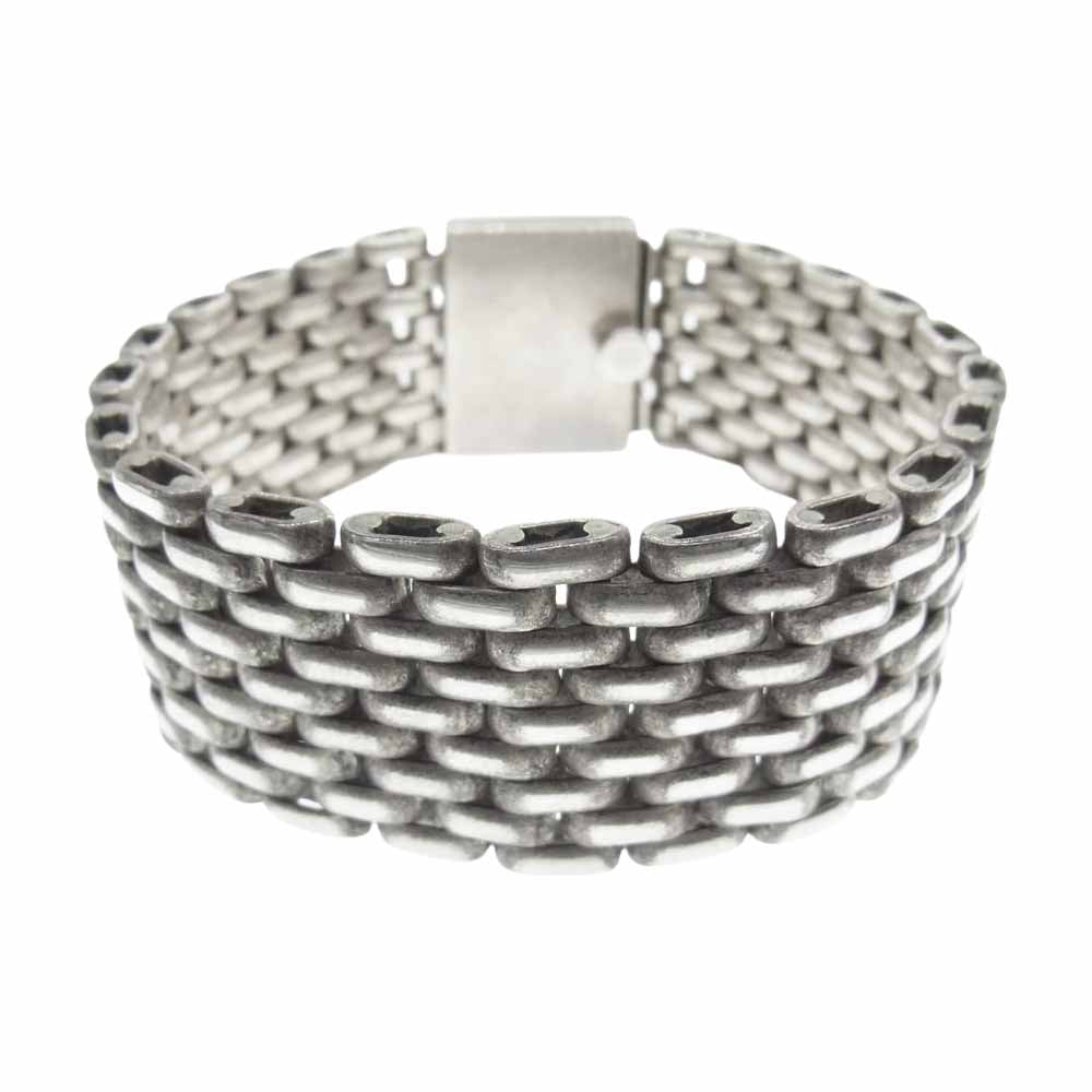 ラバー 9 LINK BAND リンク ブレスレット シルバー系【中古】