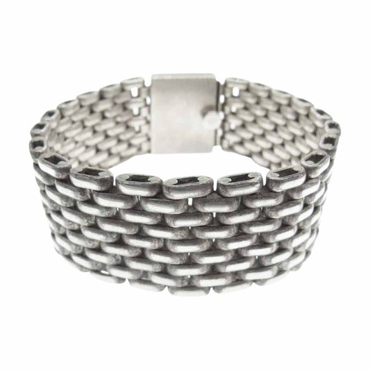 ラバー 9 LINK BAND リンク ブレスレット シルバー系【中古】