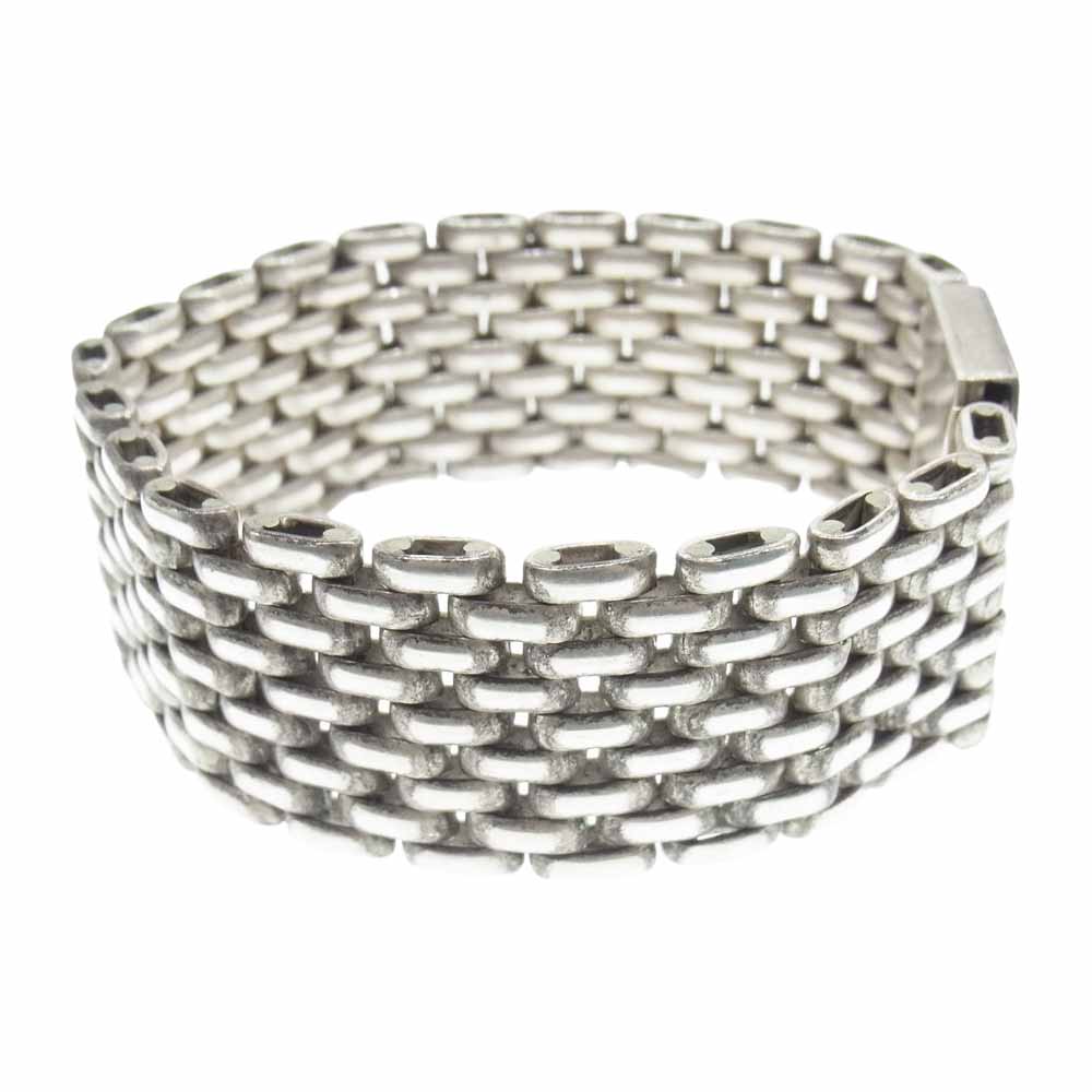 ラバー 9 LINK BAND リンク ブレスレット シルバー系【中古】