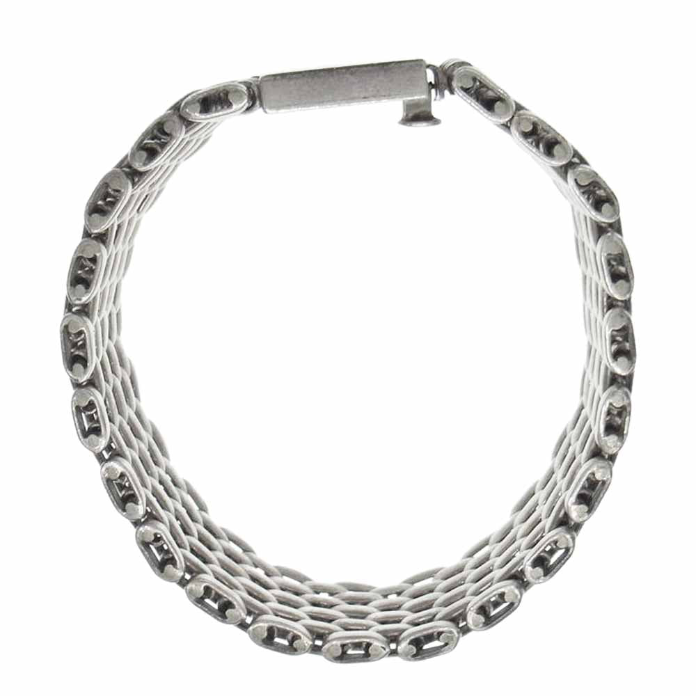 ラバー 9 LINK BAND リンク ブレスレット シルバー系【中古】