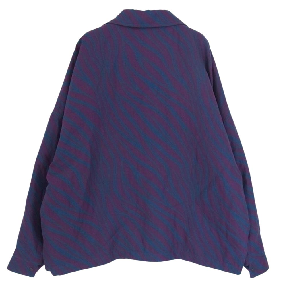 SHAREEF シャリーフ 23SS 23311002 ZEBRA JQ SWING TOP ゼブラ ジャガード スウィング トップ ジャケット パープル系 1【美品】【中古】
