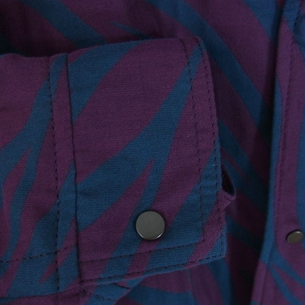 SHAREEF シャリーフ 23SS 23311002 ZEBRA JQ SWING TOP ゼブラ ジャガード スウィング トップ ジャケット パープル系 1【美品】【中古】